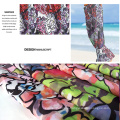 Малые MOQ новый дизайн печатных пляжная одежда / случайный одежды ткань